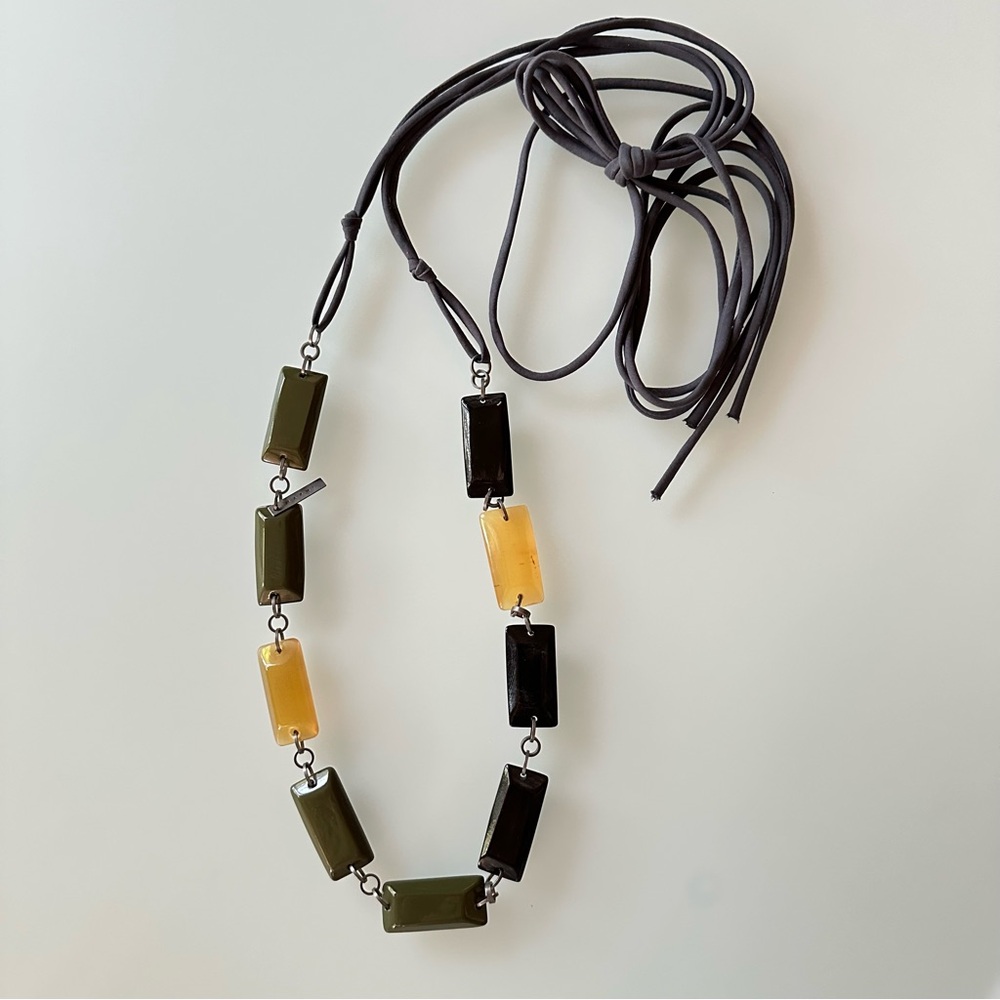 Marni Rectangular Link Necklace - image 1